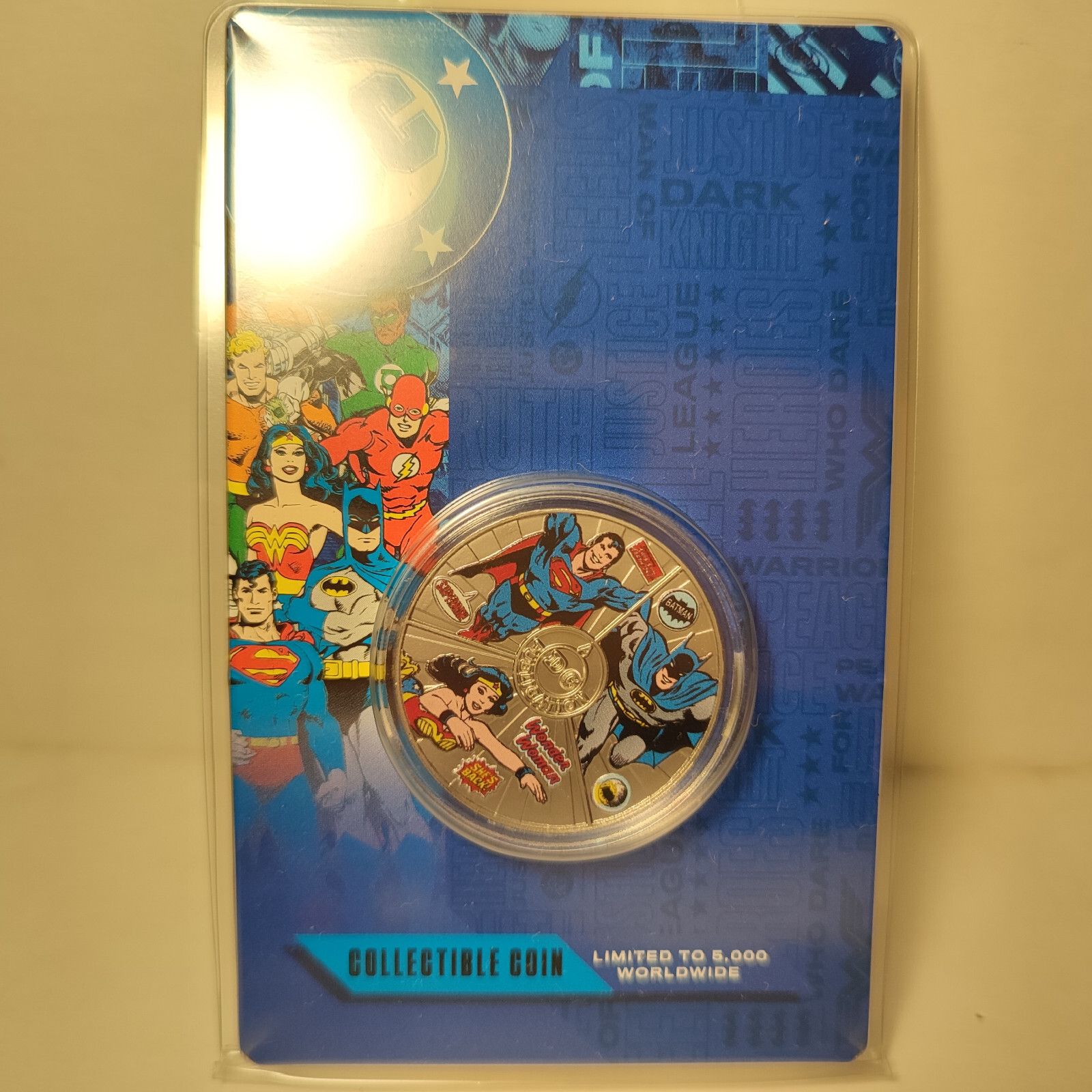 Dc Comics Legends Batman Wonder Woman & Superman Coin Official Limited Edition